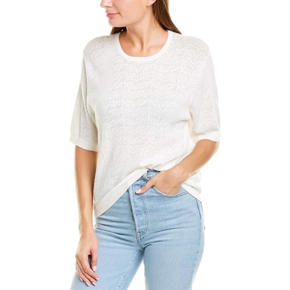 Joie- Ivory Lace Detail Size L